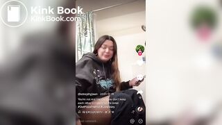 Sexy girl pooping on the potty with her legs