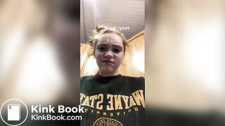 Two girls record themselves farting and shitting