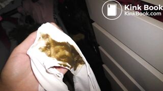 Sucking shitty panties