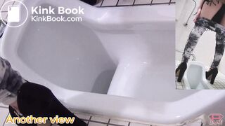 cute girl shit a lot in toilet