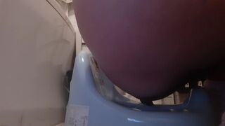 Polish girl poop into potty