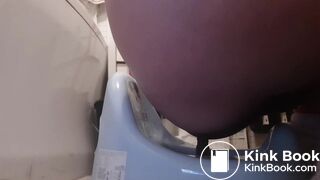 Polish girl poop into potty