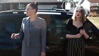 Girl poop desperation - video 4