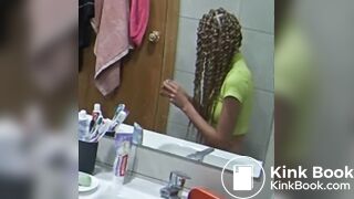 Girl fart and pooping 5