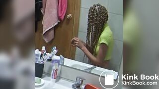 Girl fart and pooping 5