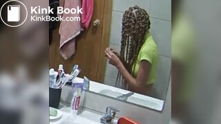 Girl fart and pooping 5