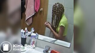 Girl fart and pooping 5