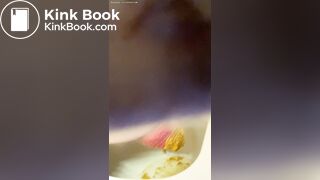 Shitting her guts out