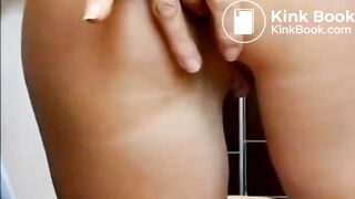 Urgent creamy dump on plate