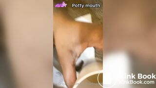 black woman scat and eating