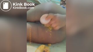 Ebony latina dirty anal closeup