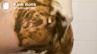 Busty slut droppings