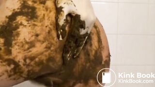 Busty slut droppings