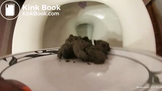 Thicc ebony shitting