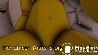 FNAF SFM Toy Chica And Pre Mangle Pooping In The Same Toilet