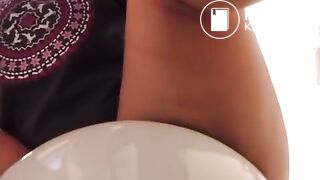 Under the toilet toilet sharts