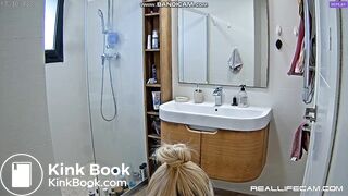 Girl needs to shit after cleaning up