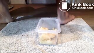 Bananas with chocolate