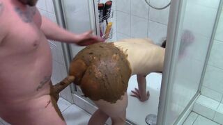 she pooped on the cock for better lubrication