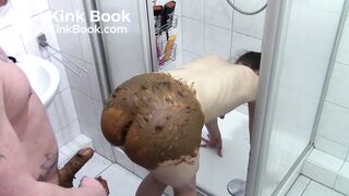 she pooped on the cock for better lubrication