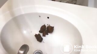 Sink poop - video 2