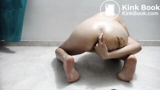 Nasty Latina anal show