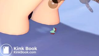 Soloist unaware dildo masturbation