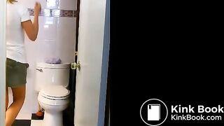 Hot girl pooping on toilet 75