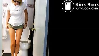 Hot girl pooping on toilet 75