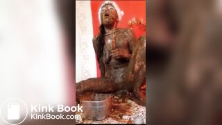 Majestic poop smeared and puked