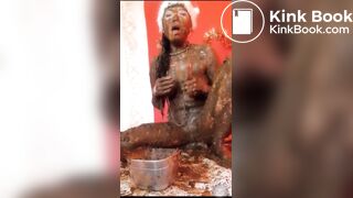 Majestic poop smeared and puked