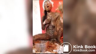 Majestic poop smeared and puked