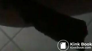 Girl pooping on toilet self shot 24