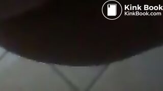 Girl pooping on toilet self shot 24