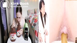 chocolate food recycled in poop