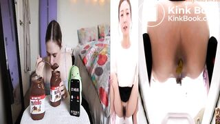 chocolate food recycled in poop