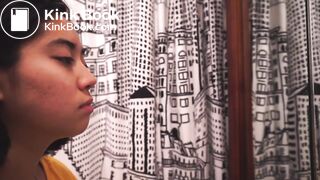 Asian girl pooping short film