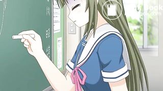 a cute girl poops herself