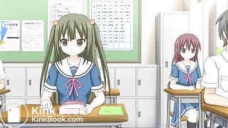 a cute girl poops herself