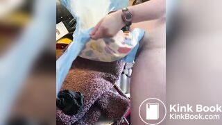 Messy diaper girl - video 4
