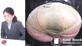 Secretary desperately messes during meeting