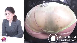 Secretary desperately messes during meeting