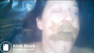 Shit and eat on slut