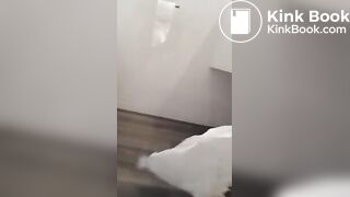 Diaper poop in bathroom