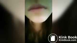 TEEN GIRL EAT OWN SHIT