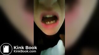 TEEN GIRL EAT OWN SHIT