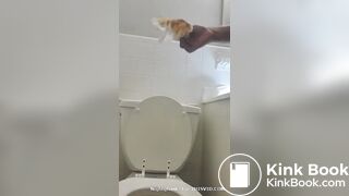 Phat booty ebony explosive poop