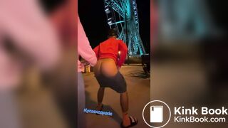 Nycsexcapade public fuck at an amusement park