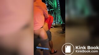 Nycsexcapade public fuck at an amusement park