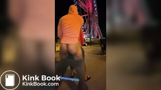 Nycsexcapade public fuck at an amusement park